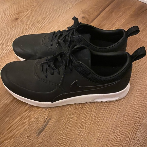 Nike Airmax Premium Thea black leather womens sz 9 - Picture 3 of 4